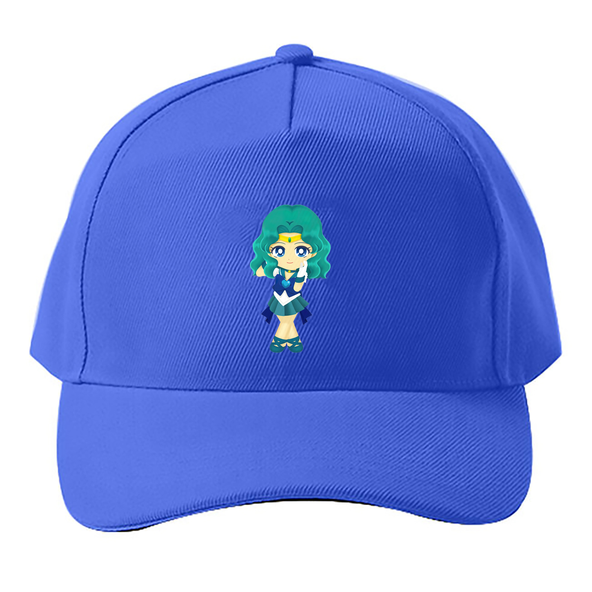 （画像用） 美少女戦士セーラームーン 海王 みちる（かいおう みちる） Sailor Moon Kaiou Michiru ベースボールキャップ 綿100％ 男女兼用 帽子 スポーツ